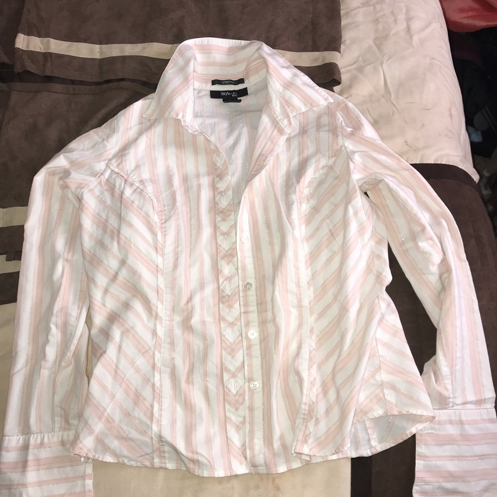 Style & Co. Long Sleeve Button Down